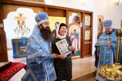 Епископ Антоний возглавил престольный праздник храма в честь Августовской иконы Божией Матери в Гродно [+ ВИДЕО]