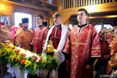 Епископ Антоний возглавил престольные торжества на приходе храма преподобномученика Афанасия Брестского в Гродно [+ ВИДЕО]