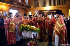 Епископ Антоний возглавил престольные торжества на приходе храма преподобномученика Афанасия Брестского в Гродно [+ ВИДЕО]