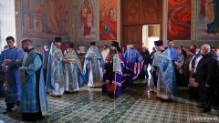 Архиепископ Антоний совершил Литургию в Покровском храме агрогородка Олекшицы [+ ВИДЕО]