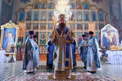 Архиепископ Антоний совершил Литургию в Покровском храме агрогородка Олекшицы [+ ВИДЕО]