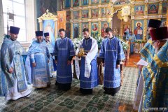 Архиепископ Антоний совершил Литургию в Покровском храме агрогородка Олекшицы [+ ВИДЕО]