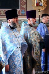 Архиепископ Антоний совершил Литургию в Покровском храме агрогородка Олекшицы [+ ВИДЕО]