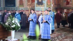 Архиепископ Антоний совершил Литургию в Покровском храме агрогородка Олекшицы [+ ВИДЕО]