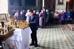 Архиепископ Антоний совершил Литургию в Покровском храме агрогородка Олекшицы [+ ВИДЕО]