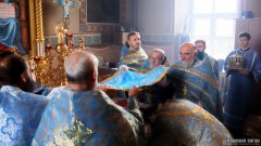 Архиепископ Антоний совершил Литургию в Покровском храме агрогородка Олекшицы [+ ВИДЕО]