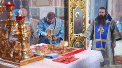 Архиепископ Антоний совершил Литургию в Покровском храме агрогородка Олекшицы [+ ВИДЕО]