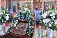 Архиепископ Антоний совершил Литургию в Покровском храме агрогородка Олекшицы [+ ВИДЕО]