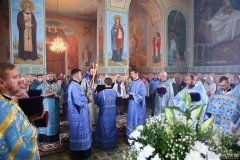 Архиепископ Антоний совершил Литургию в Покровском храме агрогородка Олекшицы [+ ВИДЕО]