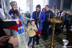 Архиепископ Антоний совершил Литургию в Покровском храме агрогородка Олекшицы [+ ВИДЕО]