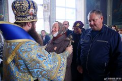 Архиепископ Антоний совершил Литургию в Покровском храме агрогородка Олекшицы [+ ВИДЕО]