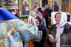 Архиепископ Антоний совершил Литургию в Покровском храме агрогородка Олекшицы [+ ВИДЕО]