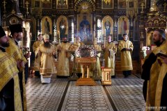 В канун Недели 14-й по Пятидесятнице архиепископ Антоний совершил всенощное бдение в Покровском кафедральном соборе города Гродно В канун Недели 14-й по Пятидесятнице архиепископ Антоний совершил всенощное бдение в Покровском кафедральном соборе города Гродно