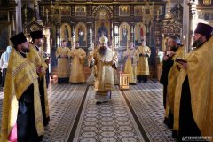 В канун Недели 14-й по Пятидесятнице архиепископ Антоний совершил всенощное бдение в Покровском кафедральном соборе города Гродно В канун Недели 14-й по Пятидесятнице архиепископ Антоний совершил всенощное бдение в Покровском кафедральном соборе города Гродно