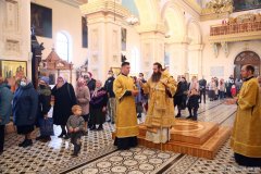 В канун Недели 14-й по Пятидесятнице архиепископ Антоний совершил всенощное бдение в Покровском кафедральном соборе города Гродно В канун Недели 14-й по Пятидесятнице архиепископ Антоний совершил всенощное бдение в Покровском кафедральном соборе города Гродно