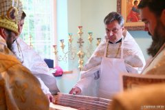 Архиепископ Антоний совершил обновление храма в честь Покрова Пресвятой Богородицы деревни Понижаны [+ ВИДЕО]