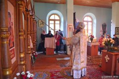 Архиепископ Антоний совершил обновление храма в честь Покрова Пресвятой Богородицы деревни Понижаны [+ ВИДЕО]
