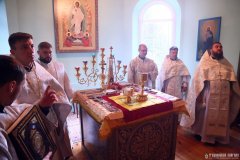 Архиепископ Антоний совершил обновление храма в честь Покрова Пресвятой Богородицы деревни Понижаны [+ ВИДЕО]