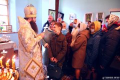Архиепископ Антоний совершил обновление храма в честь Покрова Пресвятой Богородицы деревни Понижаны [+ ВИДЕО]