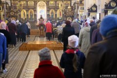 В праздник Воздвижения Креста Господня архиепископ Антоний возглавил Литургию в Покровском кафедральном  соборе города Гродно [+ ВИДЕО]