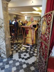 Приход храма Усекновения главы Иоанна Предтечи в Гродно посетил протодиакон Николай Авсиевич из Минска Приход храма Усекновения главы Иоанна Предтечи в Гродно посетил протодиакон Николай Авсиевич из Минска