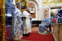 В праздник Рождества Пресвятой Богородицы правящий архиерей Гродненской епархии сослужил Предстоятелю Русской Церкви за Литургией в Храме Христа Спасителя в Москве В праздник Рождества Пресвятой Богородицы правящий архиерей Гродненской епархии сослужил Предстоятелю Русской Церкви за Литургией в Храме Христа Спасителя в Москве