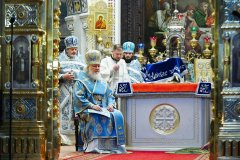 В праздник Рождества Пресвятой Богородицы правящий архиерей Гродненской епархии сослужил Предстоятелю Русской Церкви за Литургией в Храме Христа Спасителя в Москве В праздник Рождества Пресвятой Богородицы правящий архиерей Гродненской епархии сослужил Предстоятелю Русской Церкви за Литургией в Храме Христа Спасителя в Москве