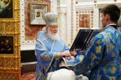 В праздник Рождества Пресвятой Богородицы правящий архиерей Гродненской епархии сослужил Предстоятелю Русской Церкви за Литургией в Храме Христа Спасителя в Москве В праздник Рождества Пресвятой Богородицы правящий архиерей Гродненской епархии сослужил Предстоятелю Русской Церкви за Литургией в Храме Христа Спасителя в Москве