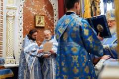 В праздник Рождества Пресвятой Богородицы правящий архиерей Гродненской епархии сослужил Предстоятелю Русской Церкви за Литургией в Храме Христа Спасителя в Москве В праздник Рождества Пресвятой Богородицы правящий архиерей Гродненской епархии сослужил Предстоятелю Русской Церкви за Литургией в Храме Христа Спасителя в Москве