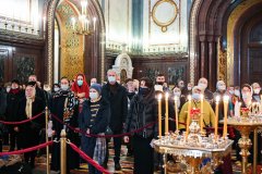 В праздник Рождества Пресвятой Богородицы правящий архиерей Гродненской епархии сослужил Предстоятелю Русской Церкви за Литургией в Храме Христа Спасителя в Москве В праздник Рождества Пресвятой Богородицы правящий архиерей Гродненской епархии сослужил Предстоятелю Русской Церкви за Литургией в Храме Христа Спасителя в Москве