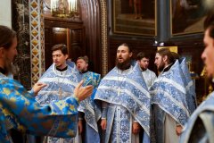 В праздник Рождества Пресвятой Богородицы правящий архиерей Гродненской епархии сослужил Предстоятелю Русской Церкви за Литургией в Храме Христа Спасителя в Москве В праздник Рождества Пресвятой Богородицы правящий архиерей Гродненской епархии сослужил Предстоятелю Русской Церкви за Литургией в Храме Христа Спасителя в Москве