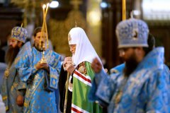 В праздник Рождества Пресвятой Богородицы правящий архиерей Гродненской епархии сослужил Предстоятелю Русской Церкви за Литургией в Храме Христа Спасителя в Москве В праздник Рождества Пресвятой Богородицы правящий архиерей Гродненской епархии сослужил Предстоятелю Русской Церкви за Литургией в Храме Христа Спасителя в Москве