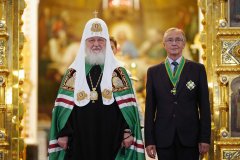 В праздник Рождества Пресвятой Богородицы правящий архиерей Гродненской епархии сослужил Предстоятелю Русской Церкви за Литургией в Храме Христа Спасителя в Москве В праздник Рождества Пресвятой Богородицы правящий архиерей Гродненской епархии сослужил Предстоятелю Русской Церкви за Литургией в Храме Христа Спасителя в Москве