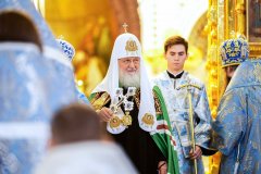 В праздник Рождества Пресвятой Богородицы правящий архиерей Гродненской епархии сослужил Предстоятелю Русской Церкви за Литургией в Храме Христа Спасителя в Москве В праздник Рождества Пресвятой Богородицы правящий архиерей Гродненской епархии сослужил Предстоятелю Русской Церкви за Литургией в Храме Христа Спасителя в Москве