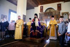 Епископ Антоний возглавил престольное торжество храма благоверного князя Александра Невского в агрогородке Вертелишки [+ ВИДЕО]