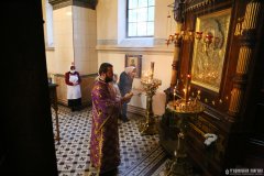 В канун Недели по Воздвижении архиепископ Антоний совершил всенощное бдение в Покровском кафедральном соборе города Гродно В канун Недели по Воздвижении архиепископ Антоний совершил всенощное бдение в Покровском кафедральном соборе города Гродно