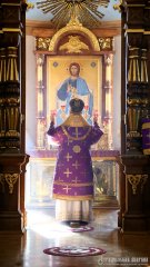 В Неделю по Воздвижении архиепископ Антоний совершил Литургию в Покровском кафедральном соборе города Гродно [+ ВИДЕО]