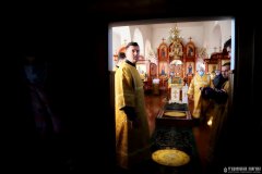 Архиепископ Антоний возглавил престольные торжества в храме святого апостола Иоанна Богослова деревни Демброво [+ ВИДЕО]