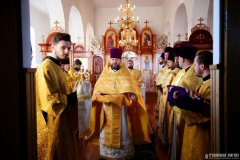 Архиепископ Антоний возглавил престольные торжества в храме святого апостола Иоанна Богослова деревни Демброво [+ ВИДЕО]