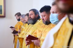 Архиепископ Антоний возглавил престольные торжества в храме святого апостола Иоанна Богослова деревни Демброво [+ ВИДЕО]