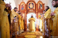 Архиепископ Антоний возглавил престольные торжества в храме святого апостола Иоанна Богослова деревни Демброво [+ ВИДЕО]
