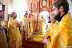 Архиепископ Антоний возглавил престольные торжества в храме святого апостола Иоанна Богослова деревни Демброво [+ ВИДЕО]