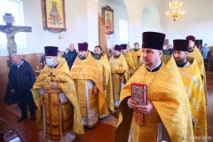 Архиепископ Антоний возглавил престольные торжества в храме святого апостола Иоанна Богослова деревни Демброво [+ ВИДЕО]