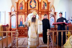 Архиепископ Антоний возглавил престольные торжества в храме святого апостола Иоанна Богослова деревни Демброво [+ ВИДЕО]
