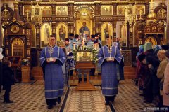 В канун праздника Покрова Пресвятой Богородицы архиепископ Антоний совершил всенощное бдение в Покровском кафедральном соборе города Гродно В канун праздника Покрова Пресвятой Богородицы архиепископ Антоний совершил всенощное бдение в Покровском кафедральном соборе города Гродно