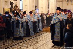 В канун праздника Покрова Пресвятой Богородицы архиепископ Антоний совершил всенощное бдение в Покровском кафедральном соборе города Гродно В канун праздника Покрова Пресвятой Богородицы архиепископ Антоний совершил всенощное бдение в Покровском кафедральном соборе города Гродно