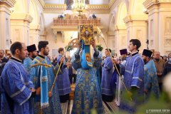 Архиепископ Антоний возглавил престольные торжества в Покровском кафедральном соборе города Гродно [+ ВИДЕО]