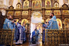 Архиепископ Антоний возглавил престольные торжества в Покровском кафедральном соборе города Гродно [+ ВИДЕО]