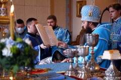 Архиепископ Антоний возглавил престольные торжества в Покровском кафедральном соборе города Гродно [+ ВИДЕО]