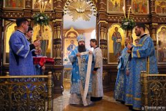 Архиепископ Антоний возглавил престольные торжества в Покровском кафедральном соборе города Гродно [+ ВИДЕО]